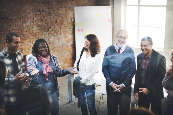 Diversity people at meeting — Stock Photo, Image