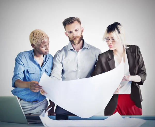 Imprenditori che lavorano — Foto Stock