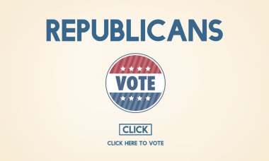 Cumhuriyetçiler konsepti ile şablonu