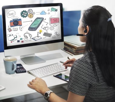 monitör ile bilgisayar