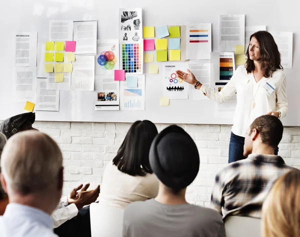 Business people planning ideas — Stock Photo, Image