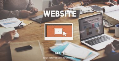 İş adamları ve web sitesi