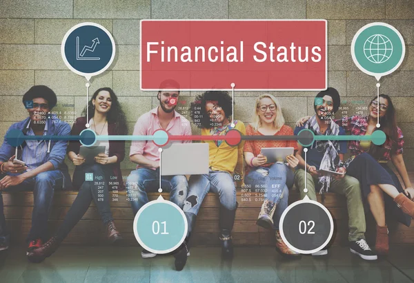 Financiële Status rapport Concept — Stockfoto