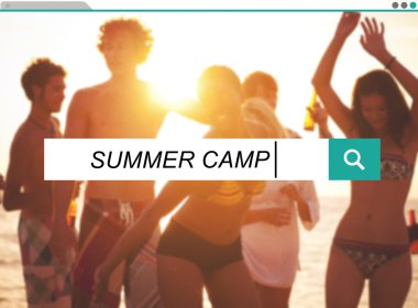 insanlar zevk plaj partisi