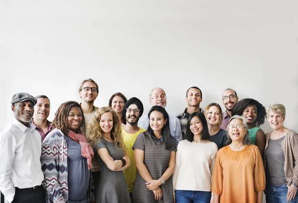 Diversiteit mensen tijdens vergadering — Stockfoto