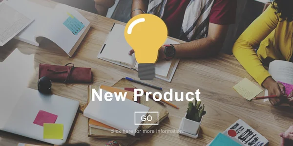 Új termék fejlesztési koncepció — Stock Fotó
