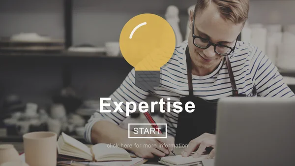 Expertis, Excellence förmåga koncept — Stockfoto