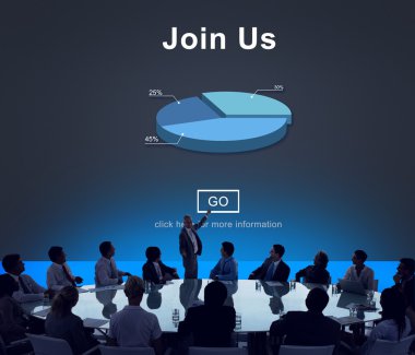 Kurumsal tartışma sahip iş adamları