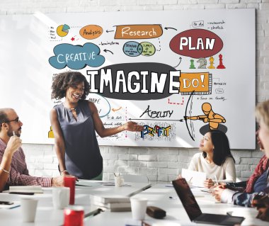 iş toplantısı ile hayal