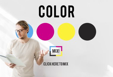 işadamı renk ile çalışma