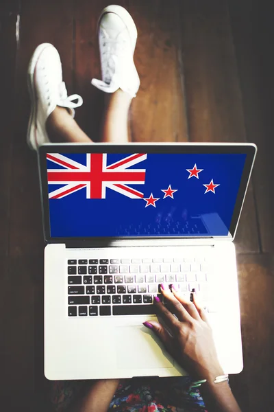Nya Zeeland medborgare sjunker — Stockfoto