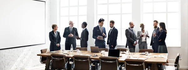 Empresários em reunião — Fotografia de Stock