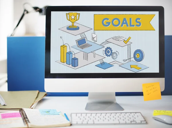 Goals Motivation Aspiration Concept — Stock Photo, Image