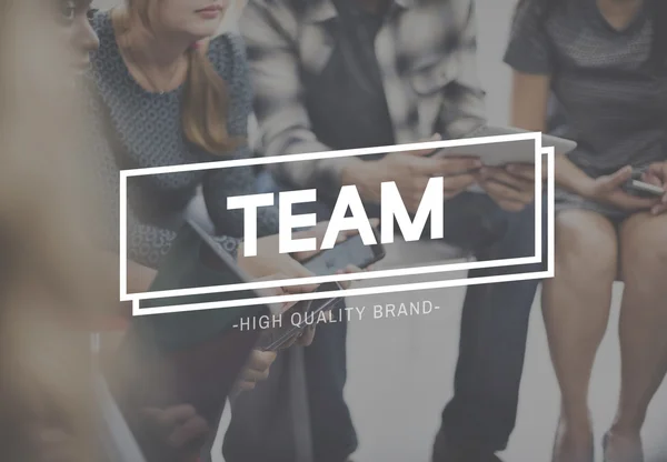 Team en groep mensen — Stockfoto