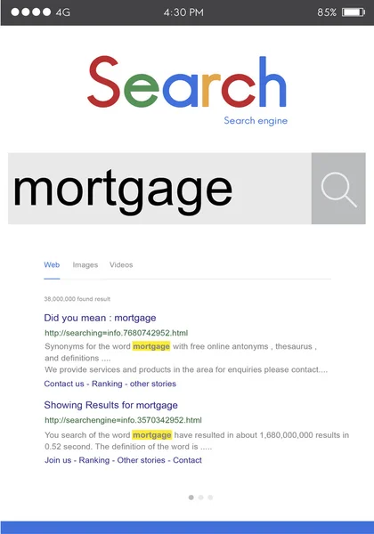 Internet Search Concept — Stock Photo, Image