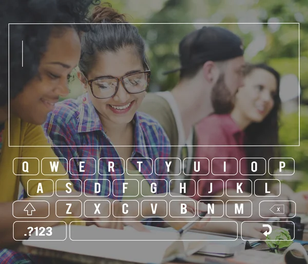 キーパッド キーボード コンピューター インターフェイス — ストック写真