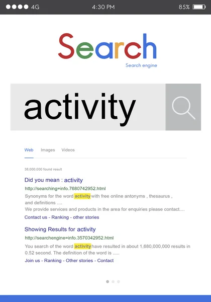 Internet Search Concept — Stock Photo, Image