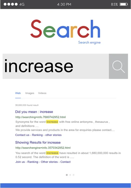 Internet Search Concept — Stock Photo, Image