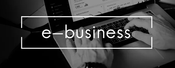 E-Business, conceito de marketing — Fotografia de Stock