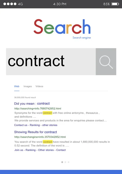 Internet Search Concept — Stock Photo, Image