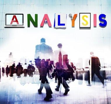 Business People with Analysis Concept clipart