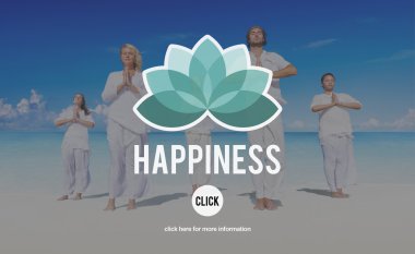 Kumsalda yoga yapmak insanlar