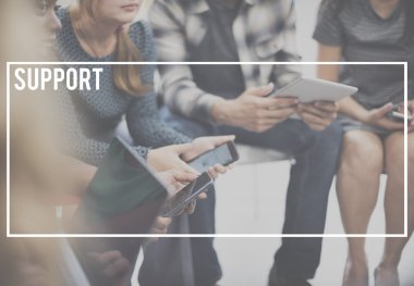 insanlar toplantı ve destek