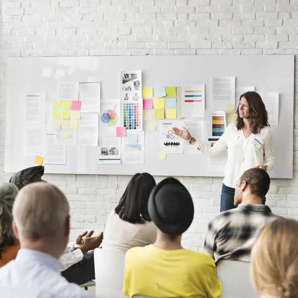 Business people planning ideas — Stock Photo, Image