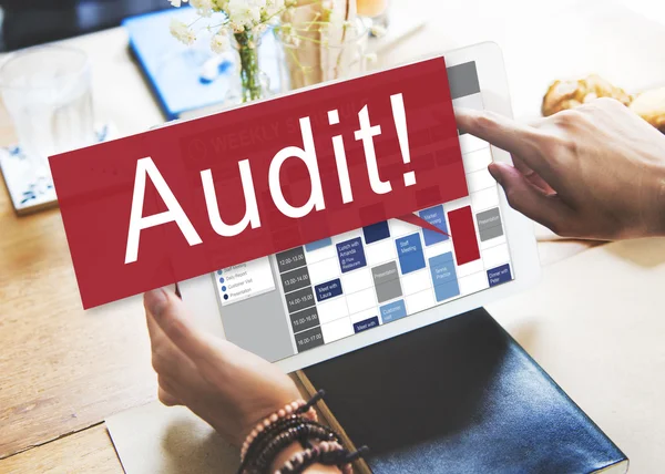 Audit, Concetto di contabilità — Foto Stock
