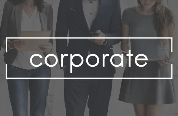 Business people and corporate — Stock Photo, Image