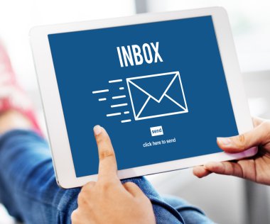 gelen kutusu ile dijital tablet