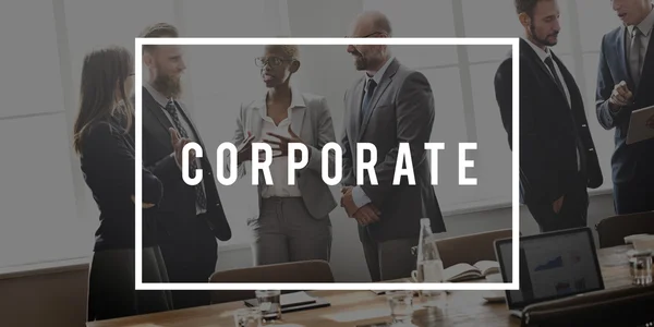 Бизнес-команда и корпоративные — стоковое фото