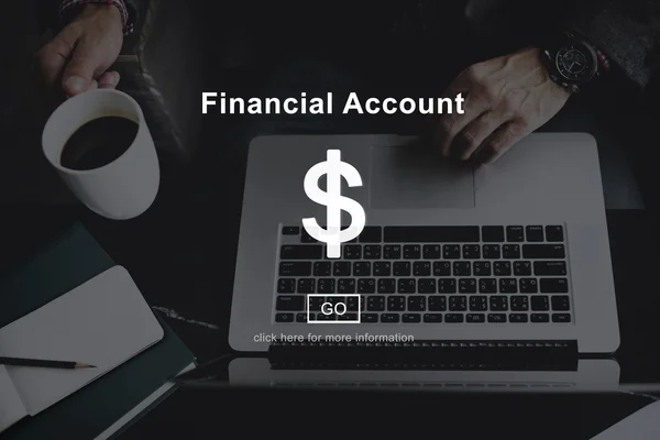 Análisis de cuentas financieras — Foto de Stock