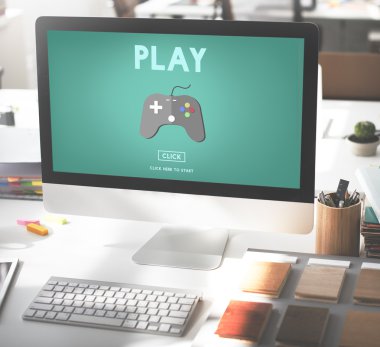 Modern ofis çalışma alanı 