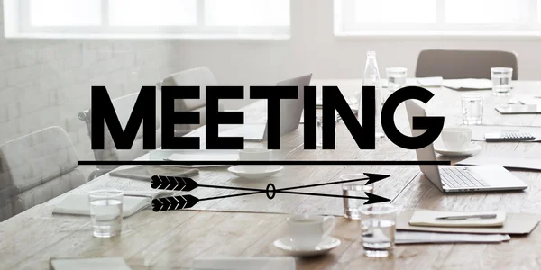 Reunión, plan de negocios, organización —  Fotos de Stock