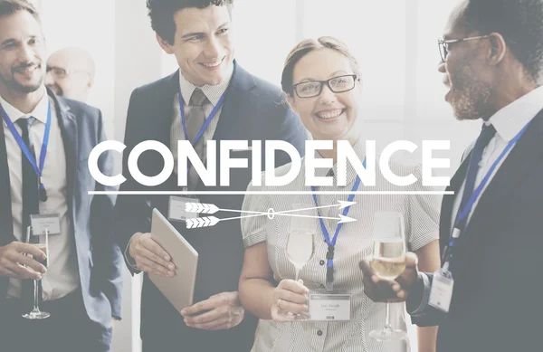 Business team and confidence — Stock Photo, Image