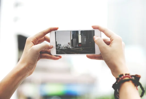 Conceito de Vista Cidade — Fotografia de Stock