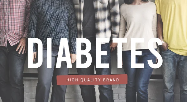 Diversidade pessoas com diabetes — Fotografia de Stock