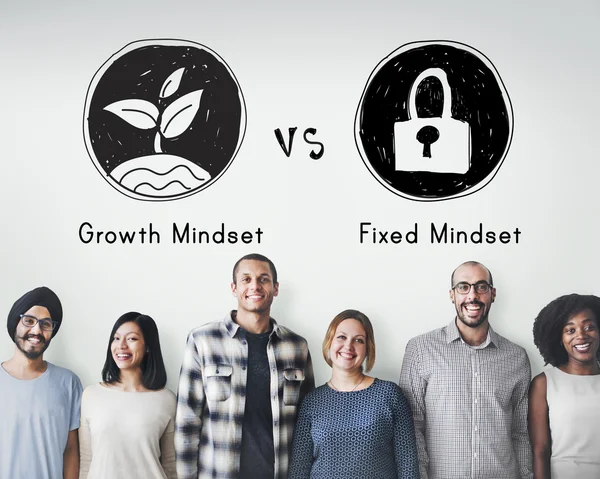 Diversity people with mindset — Stock Photo, Image