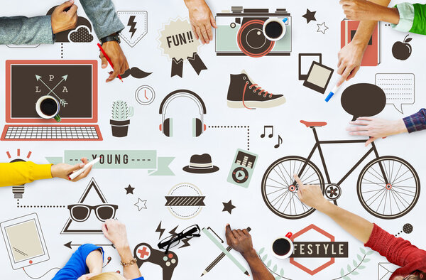 Деловые люди и социальные сети
