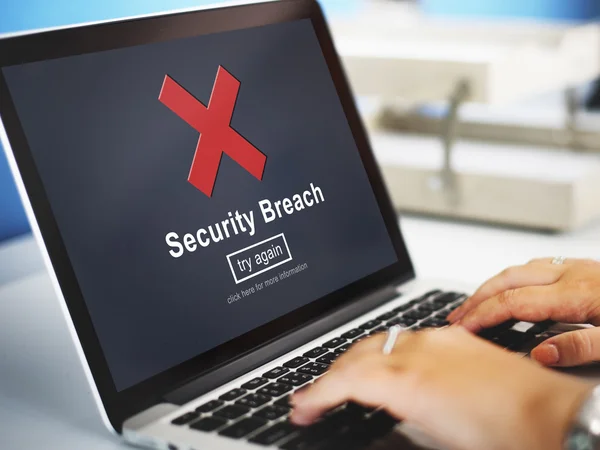 Security Breach Concept — Stock Photo, Image