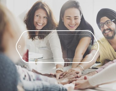 çeşitlilik insanlar ve rozeti