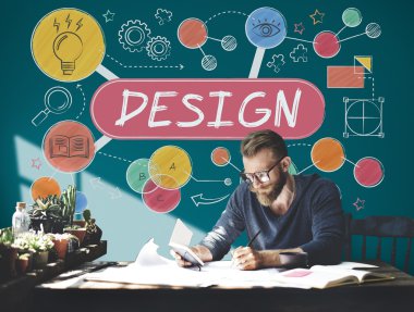 çalışma işadamı ve tasarım