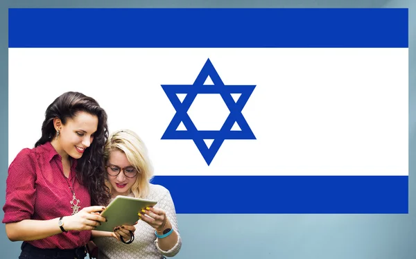 Israel country flag, nationales Konzept — Stockfoto