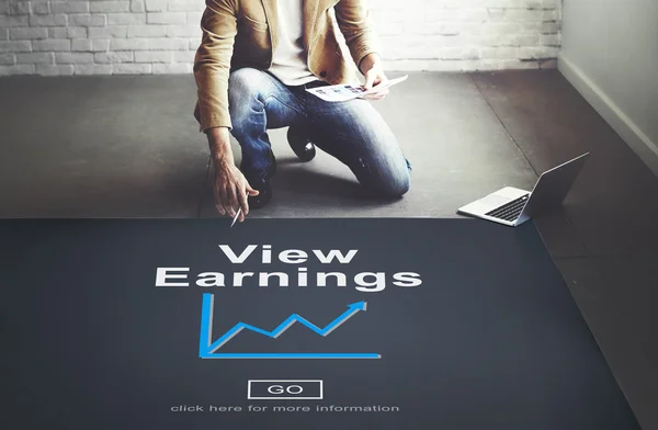 View Earnings Concept — Stock Photo, Image