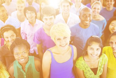 neşeli çeşitlilik insanlar