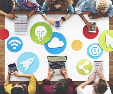 çeşitlilik insanlar ve simgeler