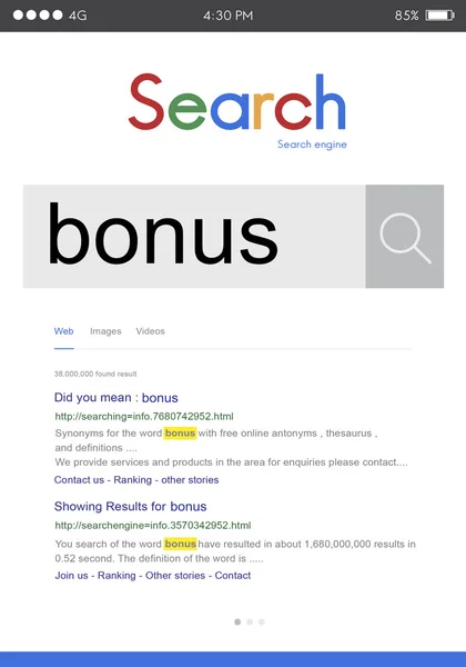 Internet Search Concept — Stock Photo, Image