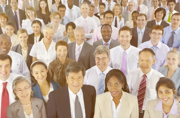 Gente de negocios durante la discusión corporativa — Foto de Stock