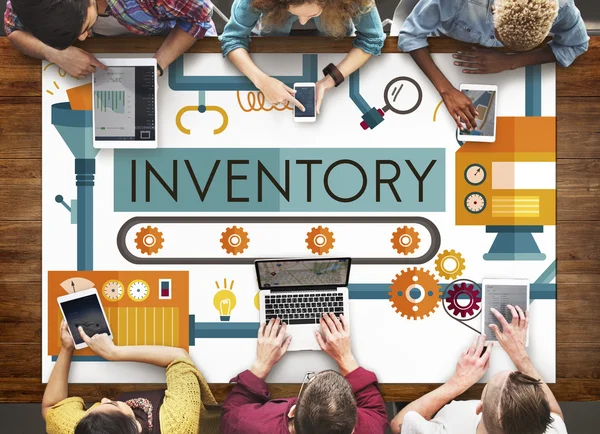 Diversity people and inventory — Stock Photo, Image